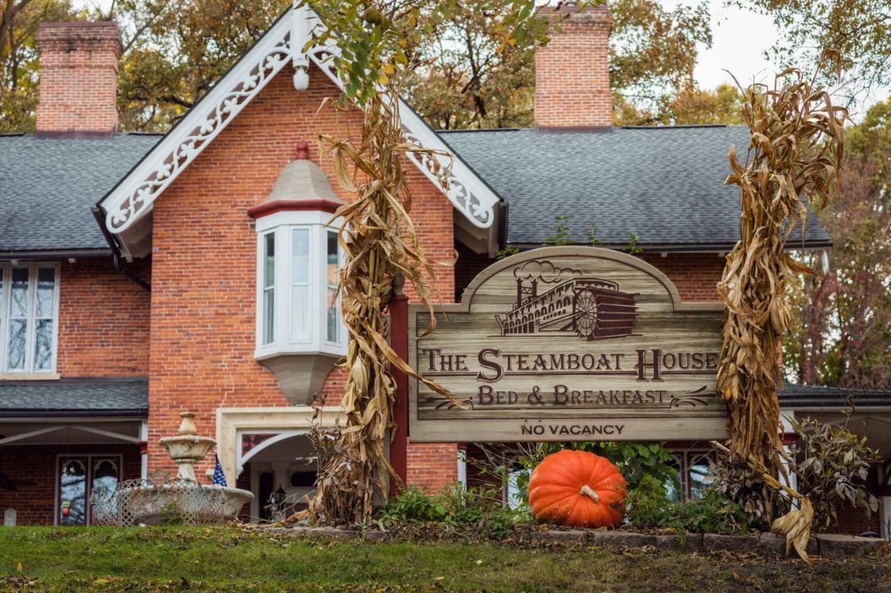 The Steamboat House Bed & Breakfast Galena Bagian luar foto